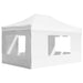vidaXL || vidaXL Professional Folding Party Tent with Walls Aluminum 14.8'x9.8' White