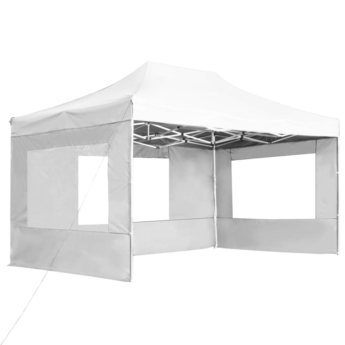 vidaXL || vidaXL Professional Folding Party Tent with Walls Aluminum 14.8'x9.8' White