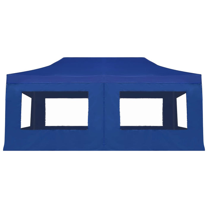 vidaXL || vidaXL Professional Folding Party Tent with Walls Aluminum 19.7'x9.8' Blue