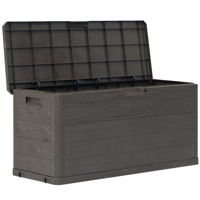 vidaXL || vidaXL Patio Storage Box 74 gal Brown