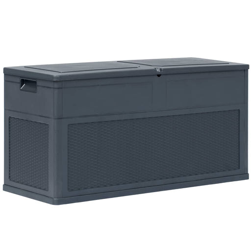 vidaXL || vidaXL Patio Storage Box 84.5 gal Anthracite