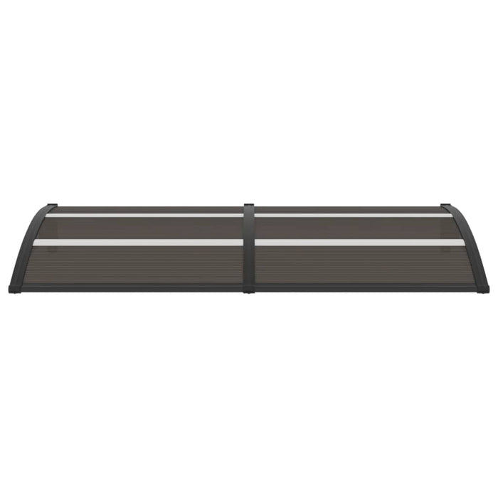 vidaXL || vidaXL Door Canopy Black 78.7"x31.5" PC