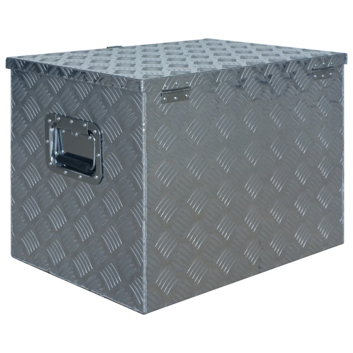 vidaXL || vidaXL Aluminum Box 24"x16.9"x17.9" Silver