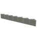 vidaXL || vidaXL Gabion Wall Galvanized Steel 177.2"x11.8"x19.7"