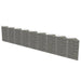 vidaXL || vidaXL Gabion Wall Galvanized Steel 248"x11.8"x39.4"