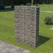 vidaXL || vidaXL Gabion Wall with Covers Galvanized Steel 39.4"x7.87"x59"