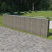vidaXL || vidaXL Gabion Wall with Covers Galvanized Steel 236"x11.8"x59"