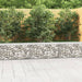 vidaXL || vidaXL Gabion Wall with Covers Galvanized Steel 118"x19.7"x19.7"