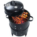 vidaXL || vidaXL 3-in-1 Charcoal Smoker BBQ Grill 15.7"x31.4"