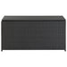 vidaXL || vidaXL Patio Storage Box Poly Rattan 39.3"x19.6"x19.6" Black