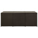 vidaXL || vidaXL Patio Storage Box Poly Rattan 70.8"x35.4"x29.5" Brown