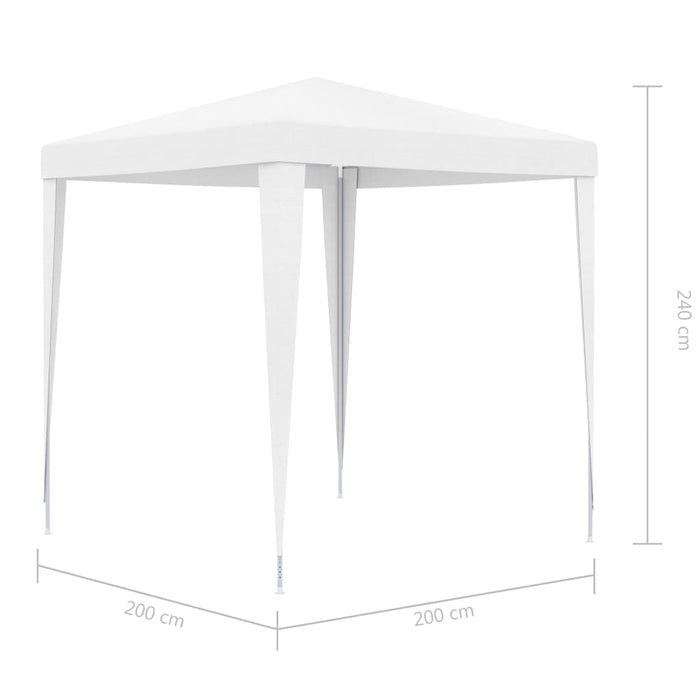 vidaXL || vidaXL Party Tent 6.6'x6.6' White