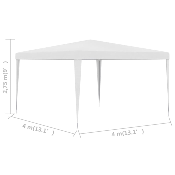 vidaXL || vidaXL Party Tent 13.1'x13.1' White