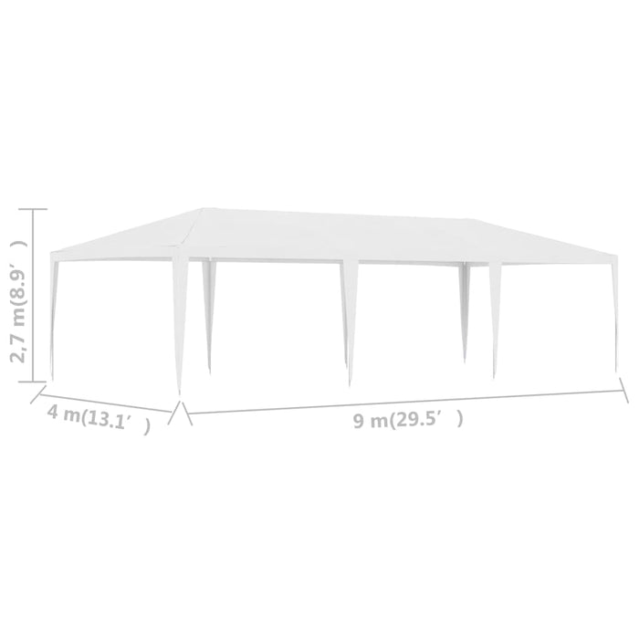 vidaXL || vidaXL Party Tent 13.1'x29.5' White