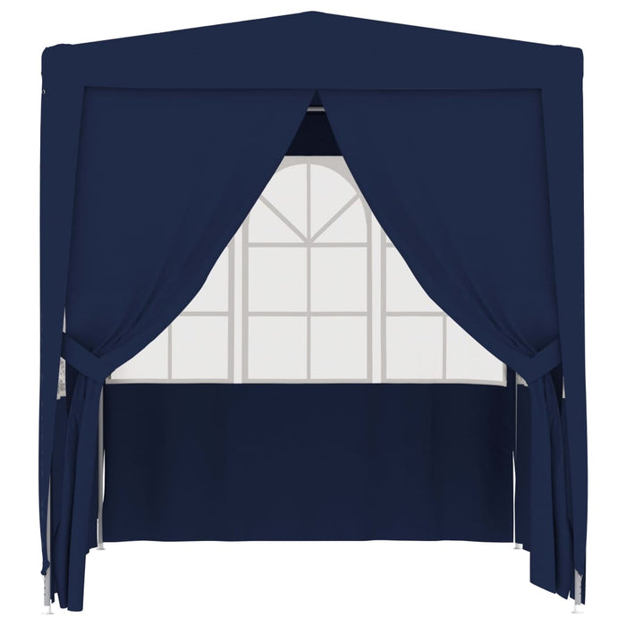 vidaXL || vidaXL Professional Party Tent with Side Walls 6.6'x6.6' Blue 0.3 oz/ft²