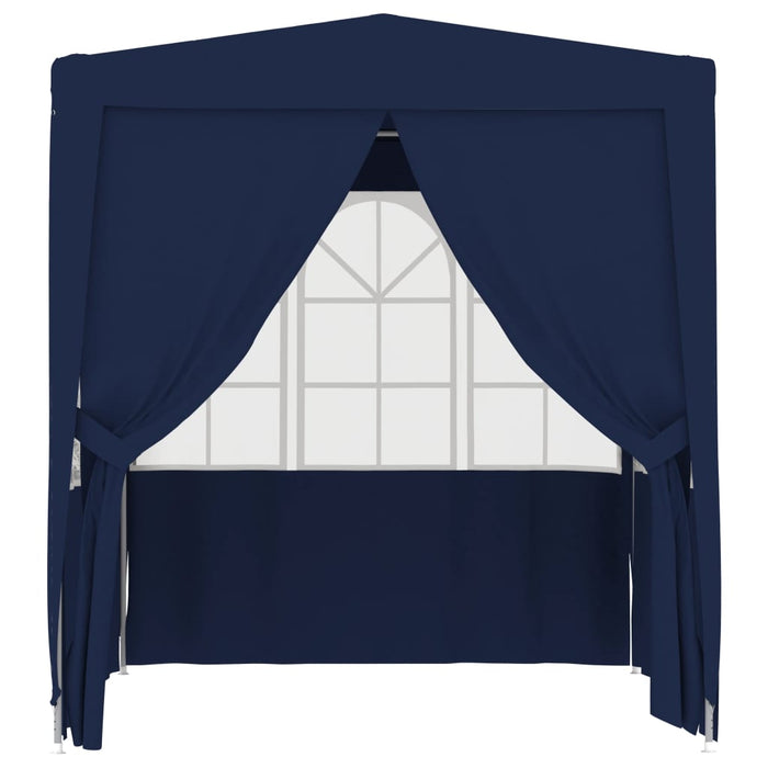 vidaXL || vidaXL Professional Party Tent with Side Walls 8.2'x8.2' Blue 0.3 oz/ft²