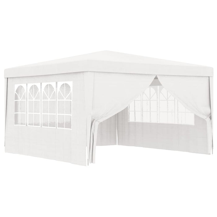 vidaXL || vidaXL Professional Party Tent with Side Walls 13.1'x13.1' White 0.3 oz/ft²