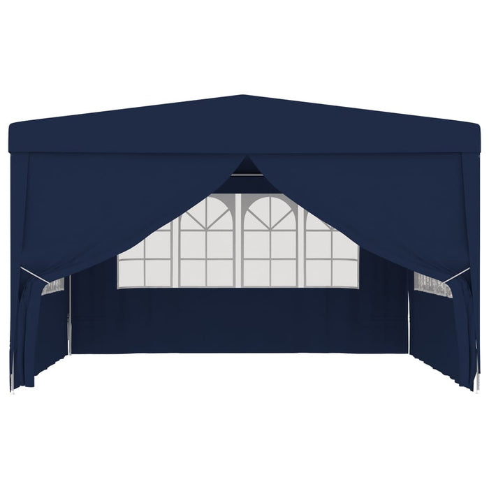 vidaXL || vidaXL Professional Party Tent with Side Walls 13.1'x13.1' Blue 0.3 oz/ft²