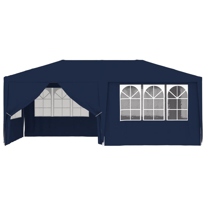 vidaXL || vidaXL Professional Party Tent with Side Walls 13.1'x19.7' Blue 0.3 oz/ft²