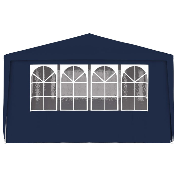 vidaXL || vidaXL Professional Party Tent with Side Walls 13.1'x19.7' Blue 0.3 oz/ft²