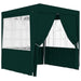 vidaXL || vidaXL Professional Party Tent with Side Walls 8.2'x8.2' Green 0.3 oz/ft²