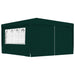 vidaXL || vidaXL Professional Party Tent with Side Walls 13.1'x13.1' Green 0.3 oz/ft²