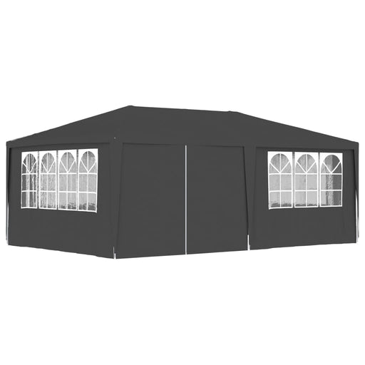 vidaXL || vidaXL Professional Party Tent with Side Walls 13.1'x19.7' Anthracite 0.3 oz/ft²