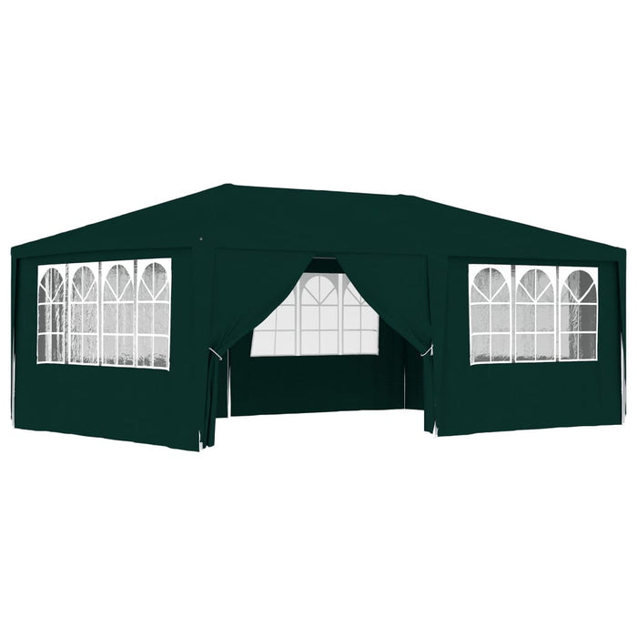 vidaXL || vidaXL Professional Party Tent with Side Walls 13.1'x19.7' Green 0.3 oz/ft²