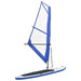 vidaXL || vidaXL Inflatable Stand Up Paddleboard with Sail Set Blue and White
