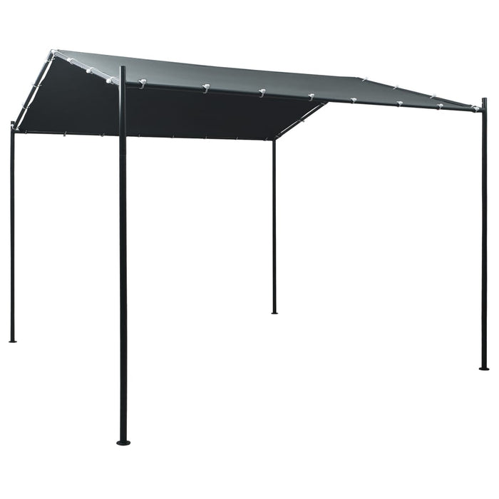 vidaXL || vidaXL Gazebo Pavilion Tent Canopy 9.8ft x9.8ft Steel Anthracite