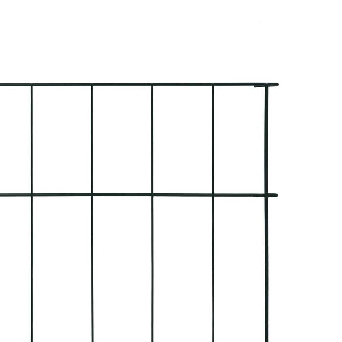 vidaXL || vidaXL Garden Fence Set 39.2"x31.4" Green