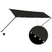 vidaXL || vidaXL Retractable Awning with LED 157.5"x59.1" Anthracite