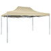 vidaXL || vidaXL Professional Folding Party Tent 9.8'x13.1' Steel Cream