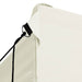 vidaXL || vidaXL Professional Folding Party Tent with 4 Sidewalls 9.8'x13.1' Steel Cream