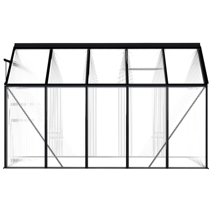 vidaXL || vidaXL Greenhouse Anthracite Aluminum 63.4 ft²