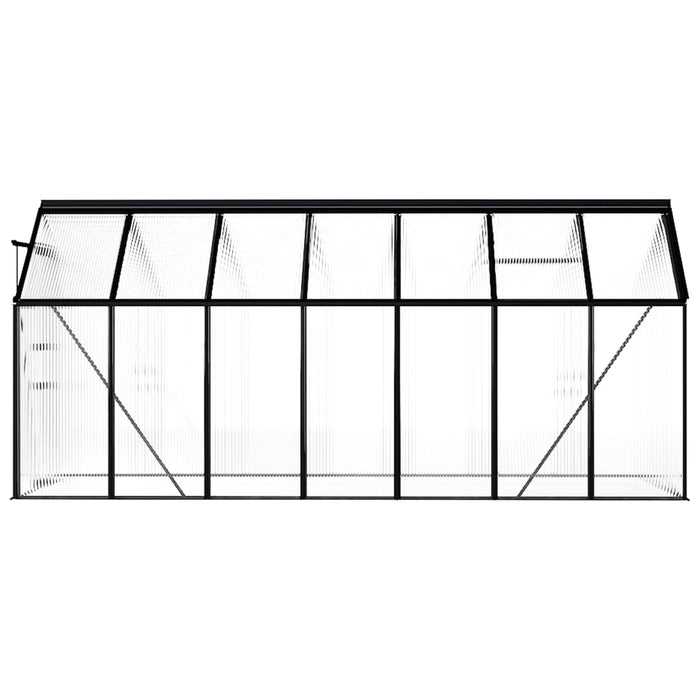 vidaXL || vidaXL Greenhouse Anthracite Aluminum 87.9 ft²