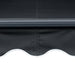 vidaXL || vidaXL Manual Retractable Awning with LED 118.1"x98.4" Anthracite