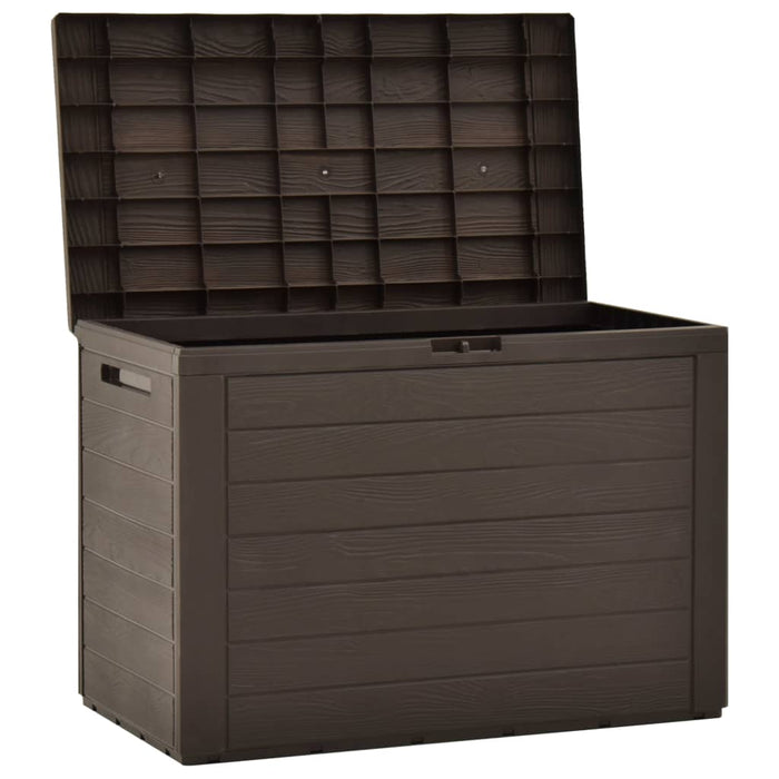 vidaXL || vidaXL Patio Storage Box Brown 30.7"x17.3"x21.7"