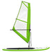 vidaXL || vidaXL Inflatable Stand Up Paddleboard with Sail Set Green and White