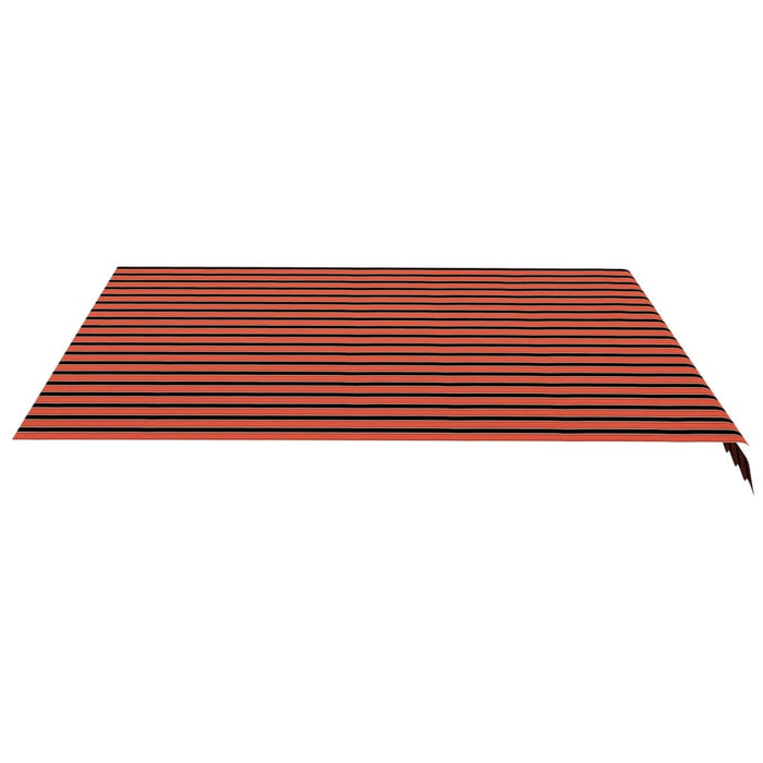 vidaXL || vidaXL Replacement Fabric for Awning Orange and Brown 14.8'x11.5'