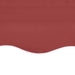 vidaXL || vidaXL Replacement Fabric for Awning Burgundy Red 11.5'x8.2'