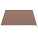 vidaXL || vidaXL Replacement Fabric for Awning Brown 11.5'x8.2'