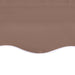 vidaXL || vidaXL Replacement Fabric for Awning Brown 16.4'x11.5'