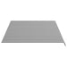 vidaXL || vidaXL Replacement Fabric for Awning Anthracite and White 13.1'x9.8'