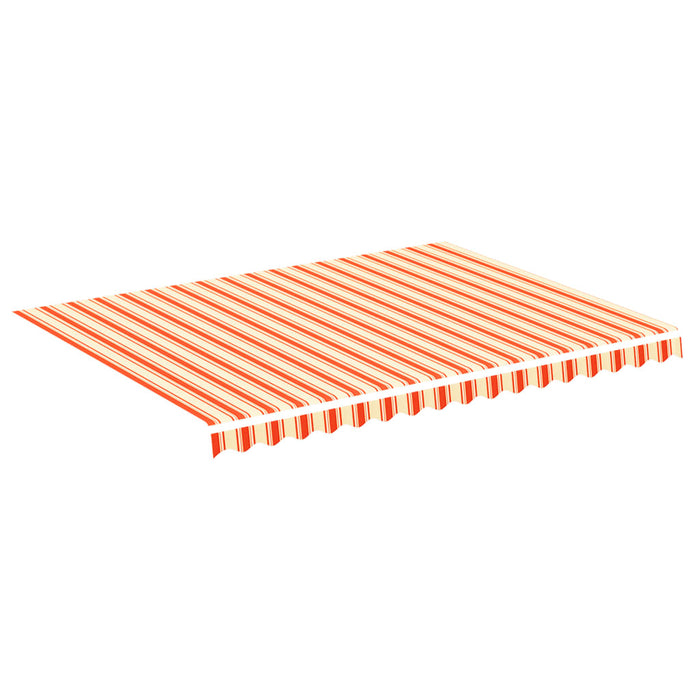vidaXL || vidaXL Replacement Fabric for Awning Yellow and Orange 13.1'x9.8'
