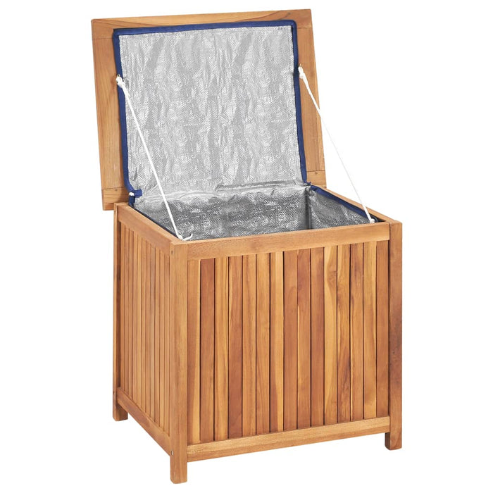 vidaXL || vidaXL Patio Storage Box 23.6"x19.7"x22.8" Solid Teak Wood