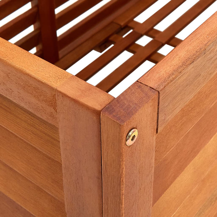 vidaXL || vidaXL Patio Storage Box 46.1"x19.7"x21.7" Solid Eucalyptus Wood