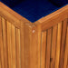 vidaXL || vidaXL Patio Storage Box 29.5"x29.5"x22.8" Solid Acacia Wood