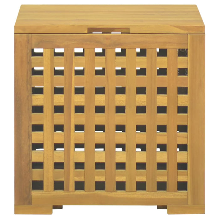 vidaXL || vidaXL Rope Box 15.7"x15.7"x15.7" Solid Wood Teak