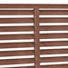 vidaXL || vidaXL Louver Fence WPC 70.9"x70.9" Brown